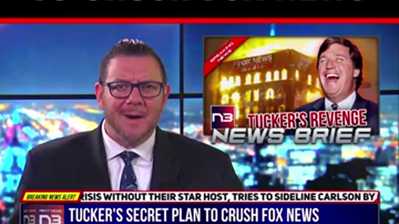 Next News Network - TUCKER'S SECRET PLAN TO CRUSH FOX NEWS