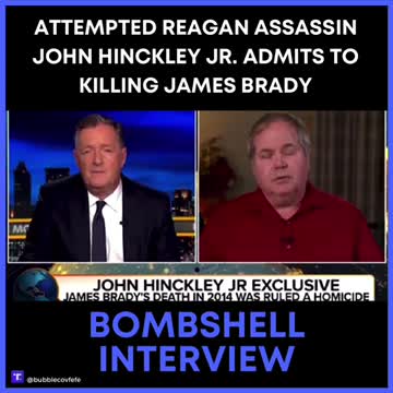 John Hinckley Jr. admits to killing James Brady