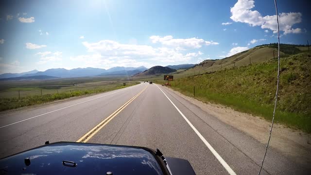 Exiting Kenosha Pass towards Fairplay, CO on CO-285