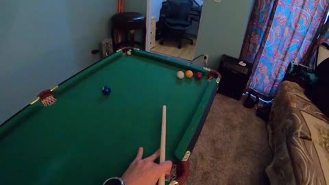 mini pool on 4 foot table