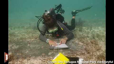 Archaeologists recently discovered an underwater cemetery and hospital on an island submerged