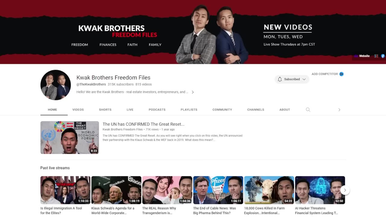 The Great Reset Global Government & Digital Currency by 2030 Kwak Brothers Watchman Newscast