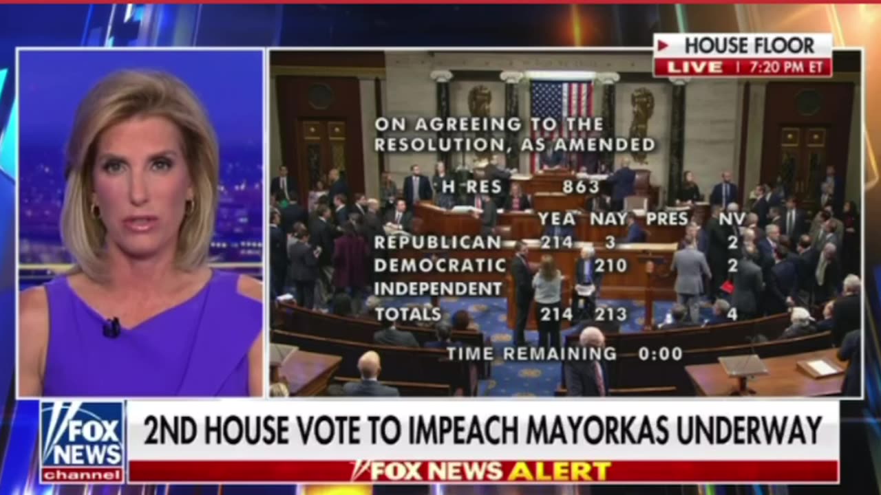 MAKORKAS IMPEACHED BY THE HOUSE ☎️🕹️🧨 of representatives