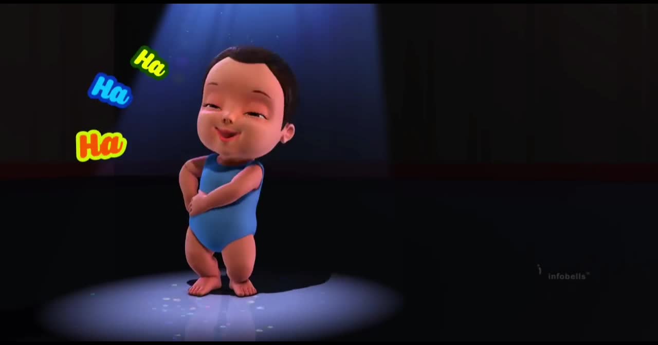 Funny baby cartoon video