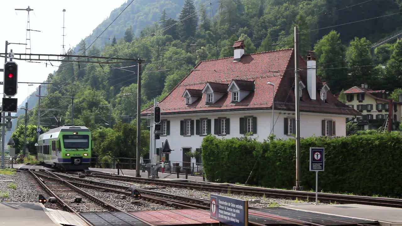 Swiss Rail at Interlaken Ost - 2013