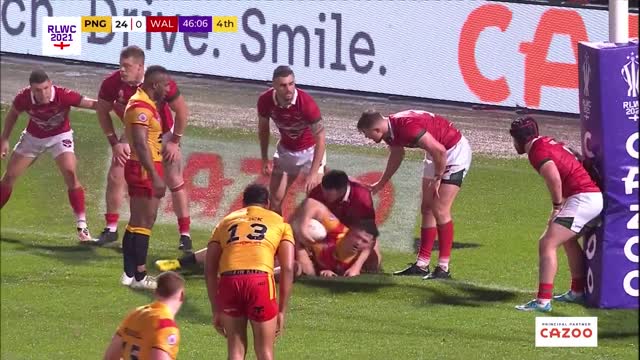 Round 3 matchup between Papua New Guinea and Wales | RLWC2021 Cazoo Match Highlights