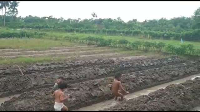 village children and their happiness