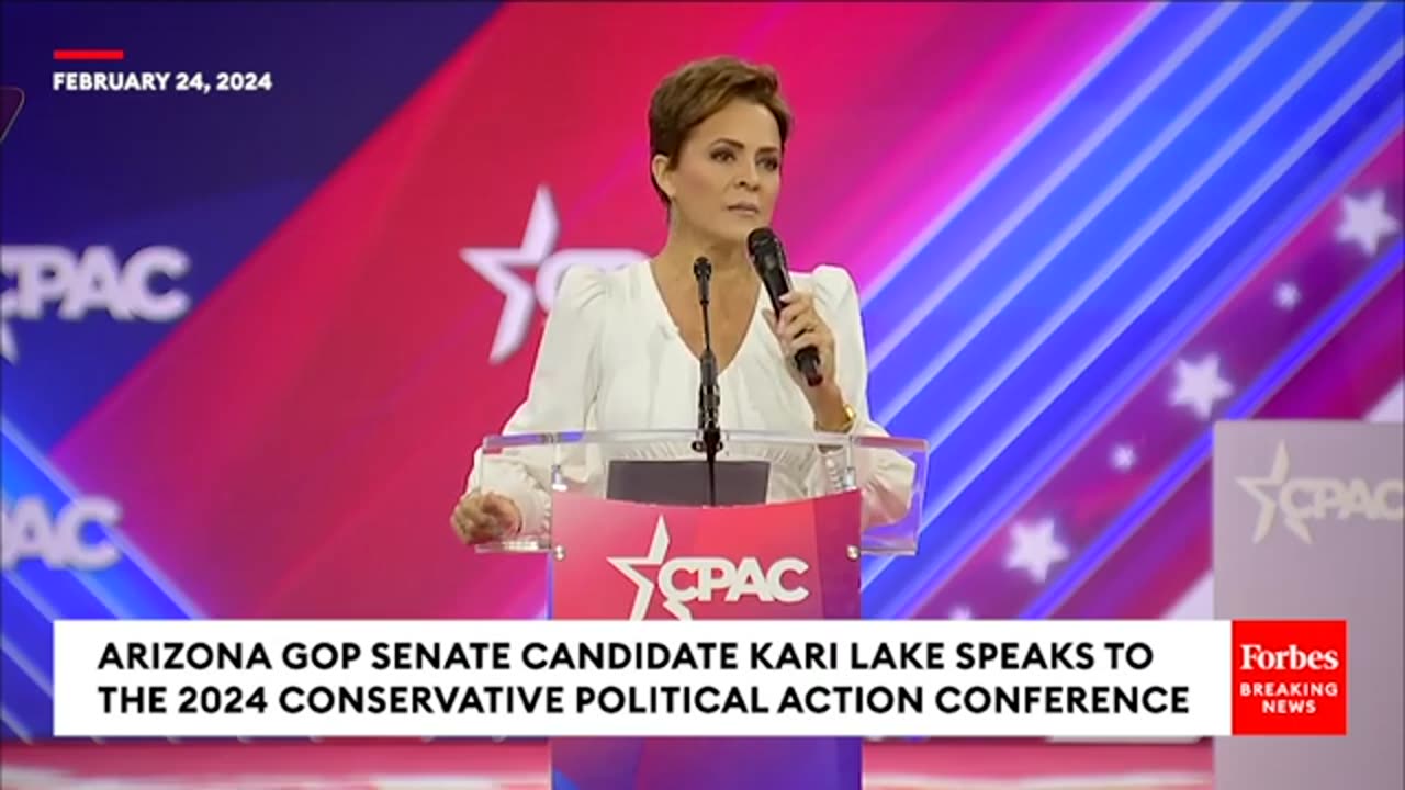 Ronald And Donald': Kari Lake Invokes Reagan, Trump In Fiery CPAC Remarks