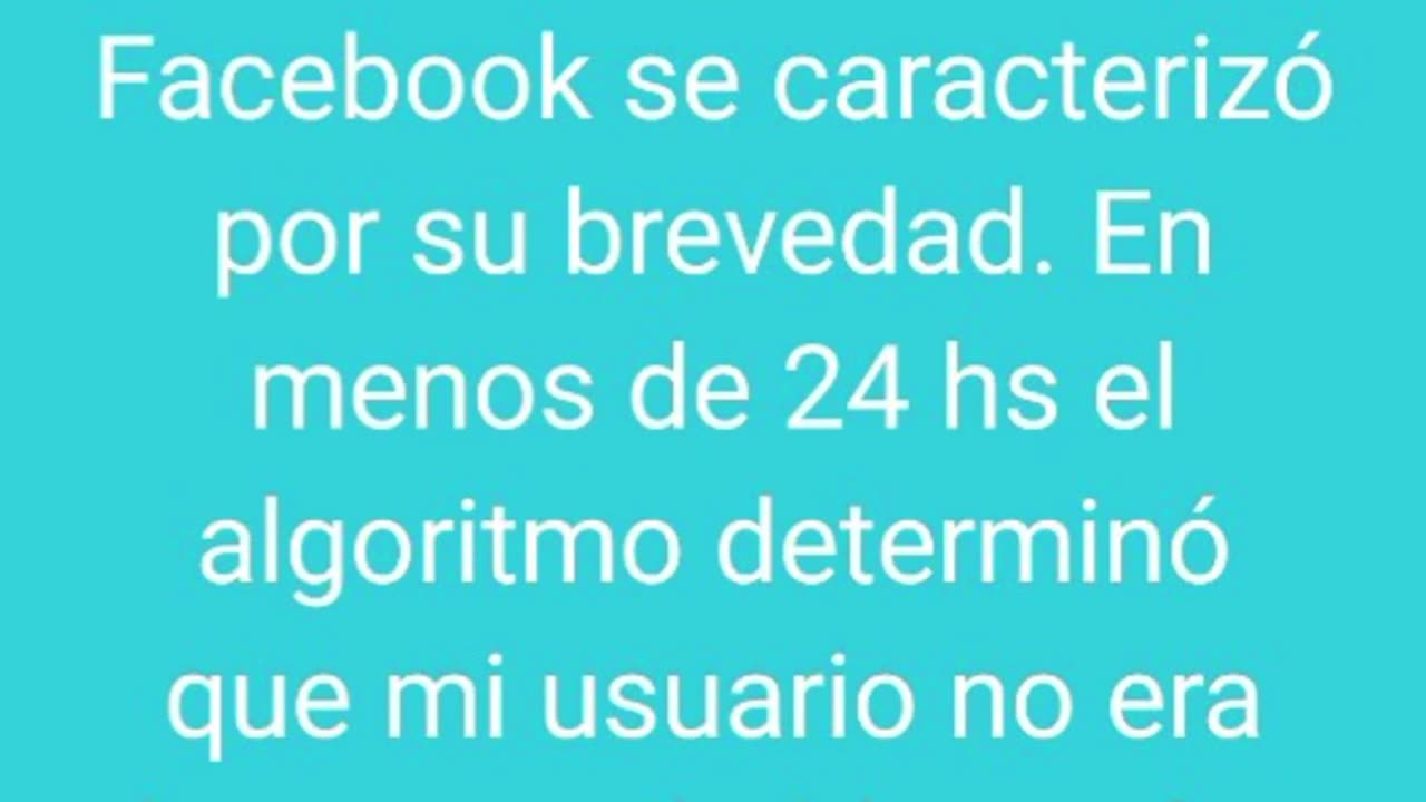 Facebook blocked my account because its algorithm determined that my activity it's not human...