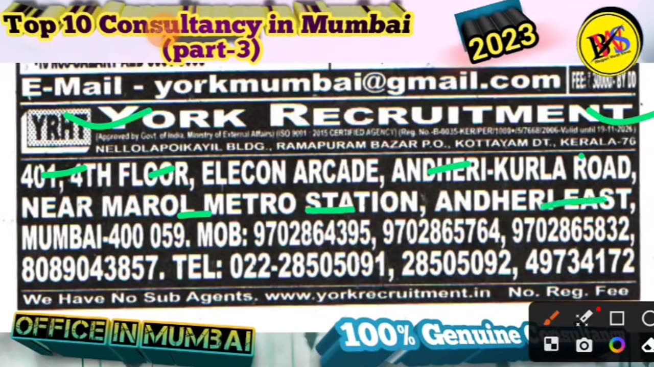 Best 50 Office in India, Gulf Europe Job's provider's