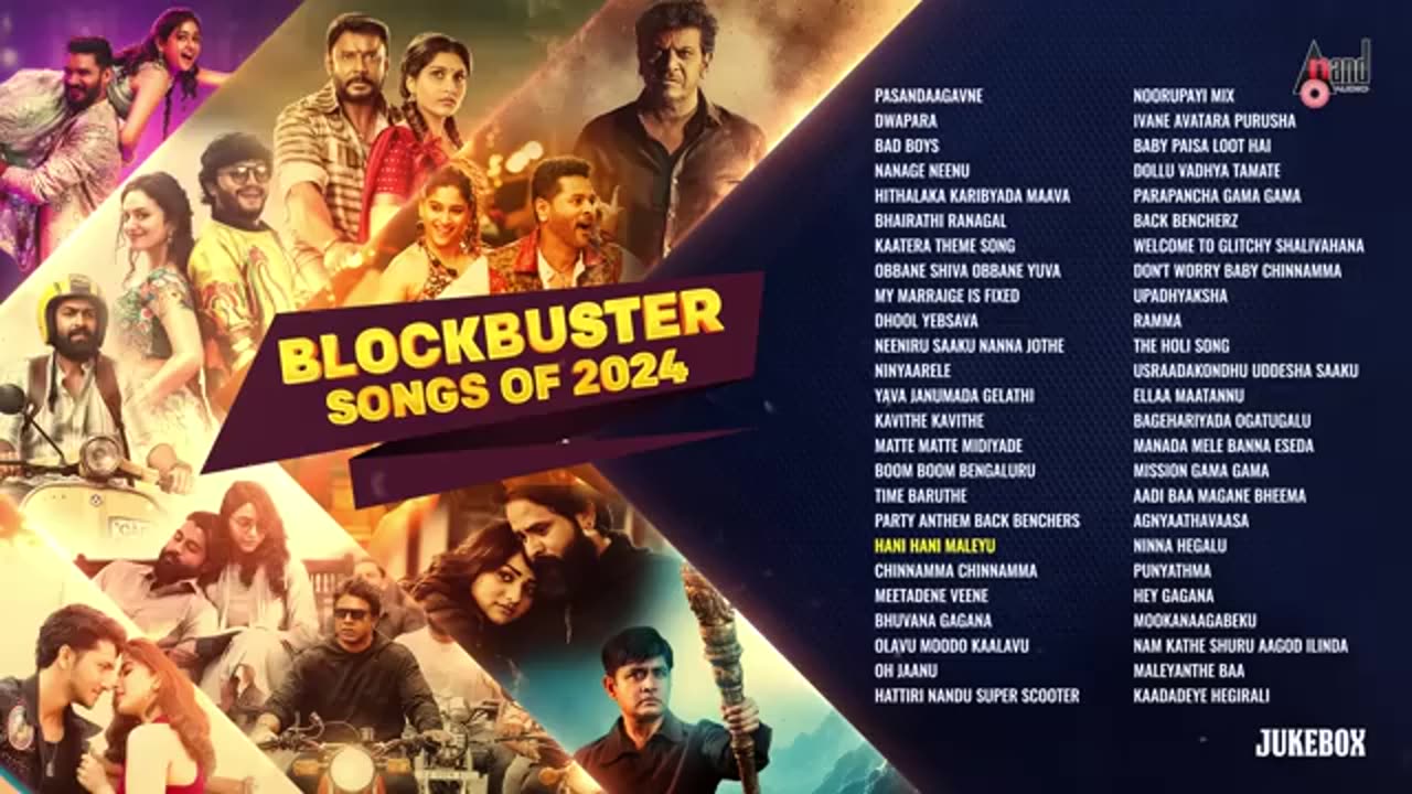 Blockbuster Songs Of 2024 Jukebox | Super Hit Songs | Dr.Shivarajkumar | Darshan | Ganesh | Vijay