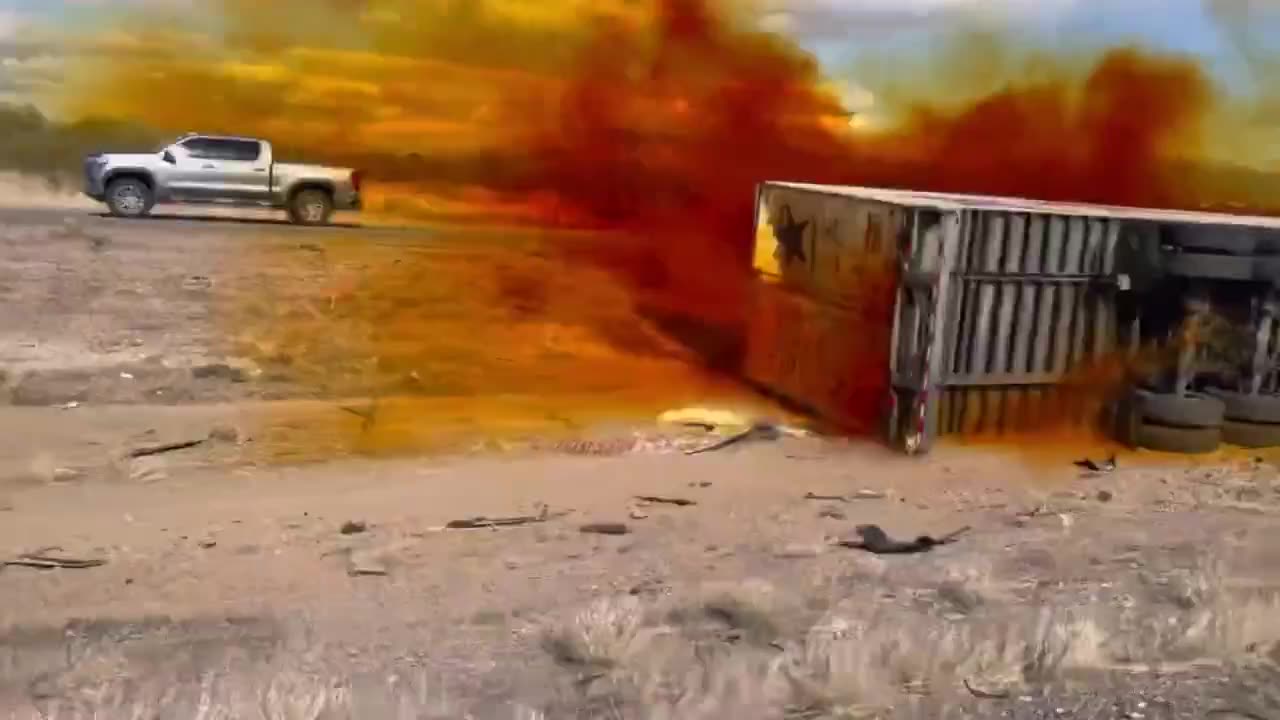 hazardous material overturned on I-10 in Tucson, Arizona, people warned to shelter in place