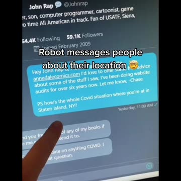 AI ROBOTS ANSWER MESSAGE PEOPLE ABOUT THEIR LOCATION