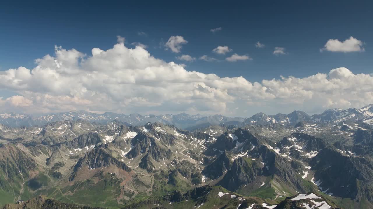 Landscape of a mountain range