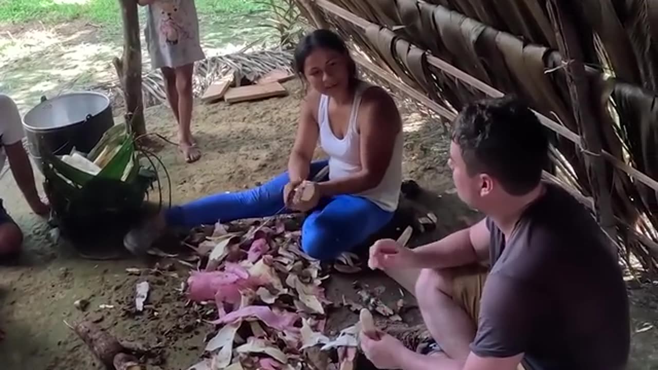 # Americans Trying jungle food# Best/ worst.....#Trying to explore