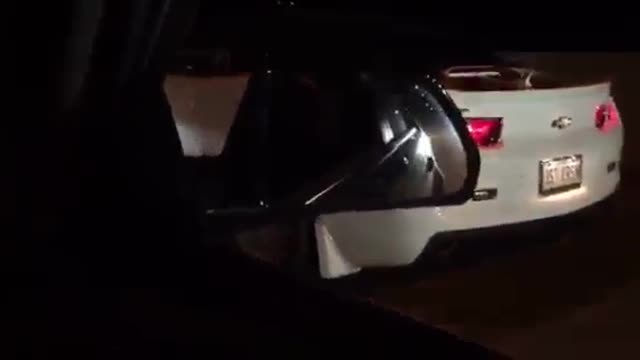 CTS-V vs supercharged SS Camaro run #2