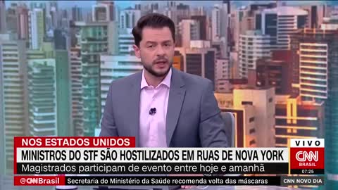 Manifestantes hostilizam ministros do STF na porta de hotel em Nova York | NOVO DIA