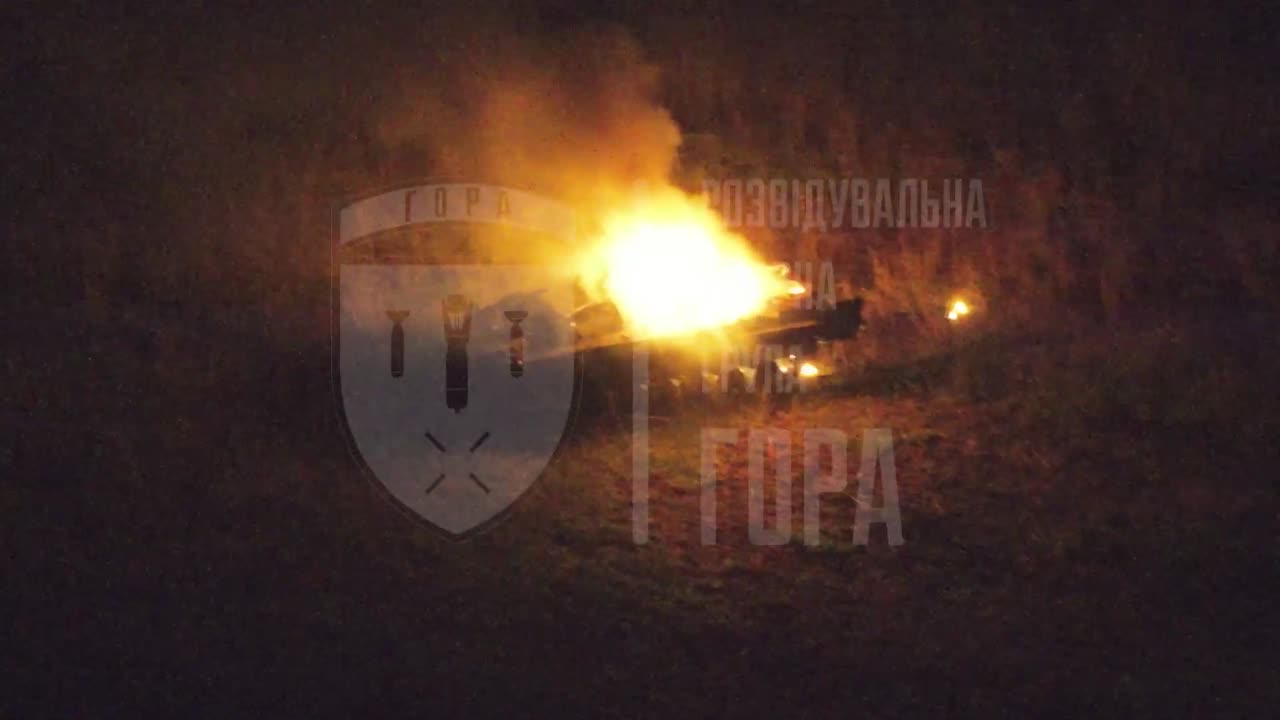 Multiple Detonations of Russian Vehicles During Failed Assault(Ivanovka)