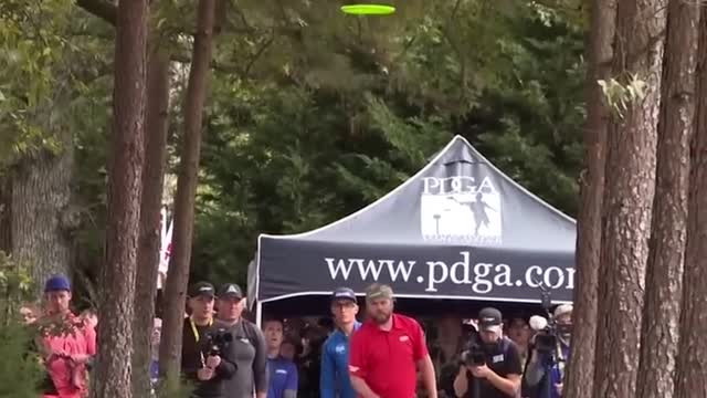 Nathan Queen, Amazing Disc Golf Drive during United States Disc Golf Championship! 🥏😎