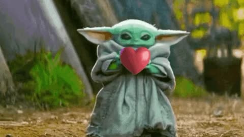 Cute Grogu Gif