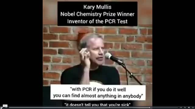 Kary Mullis-with PCR if you do it well you can find almost anything in anybody -prior to August 2019