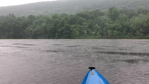 August 2020 Kayak fun 🤩 in a ⛈ storm…