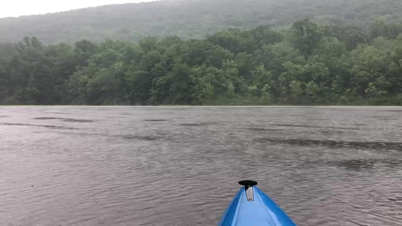 August 2020 Kayak fun 🤩 in a ⛈ storm…