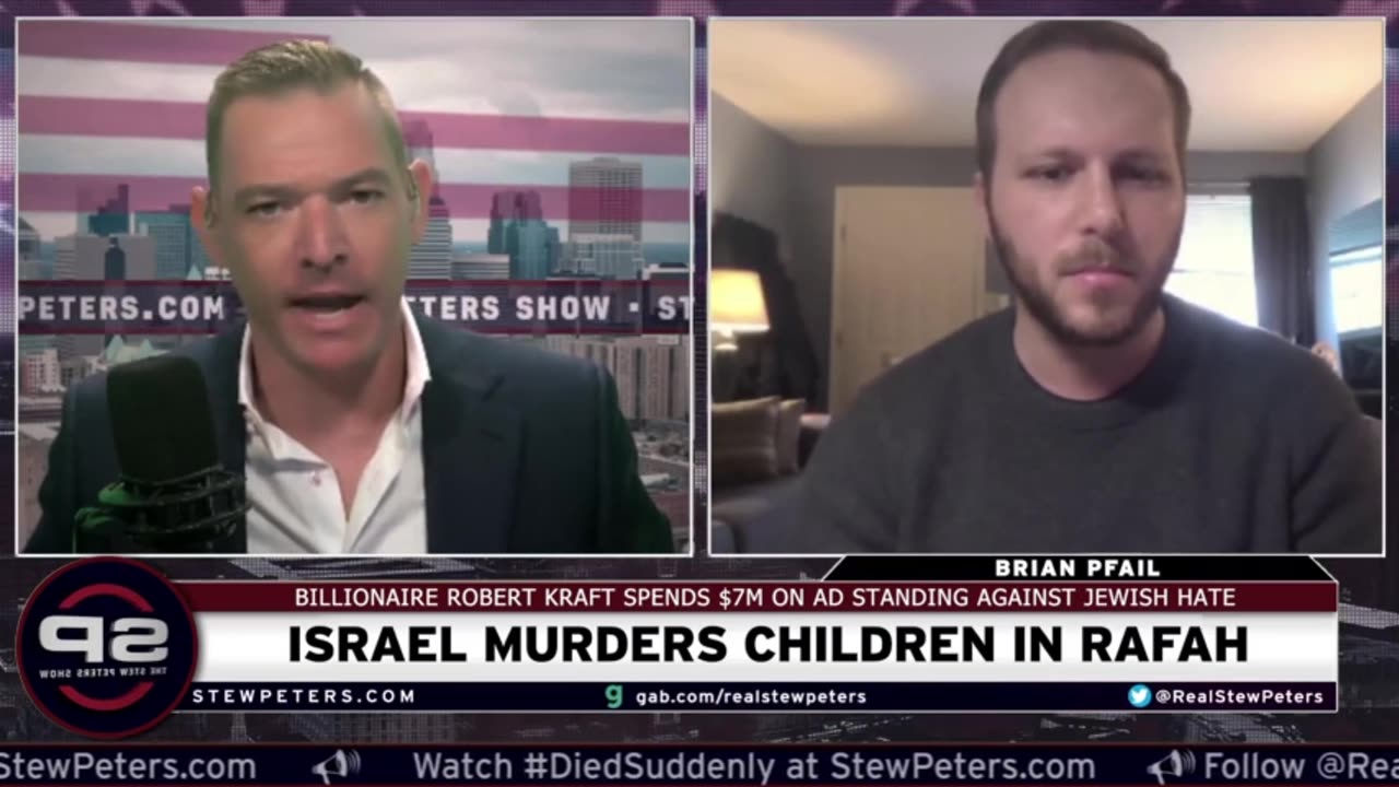 Jewish Billionaire Robert Kraft Spends $7M On Ad: Wants End To Jewish Hate While Israel Kills Kids