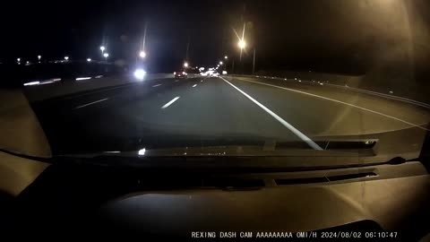 Driver Gets Ahead Of One More Car Before Exiting