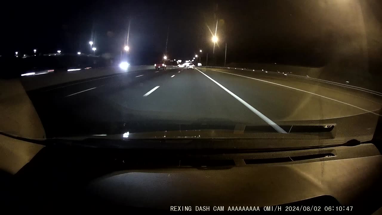 Driver Gets Ahead Of One More Car Before Exiting