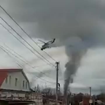 Ukrainian Shoots Down Russian Chopper