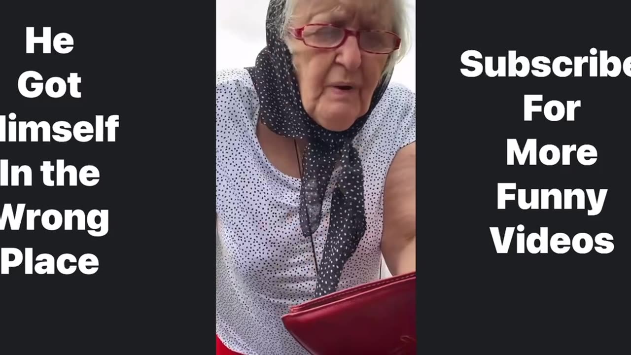 Funny Video Of A Old Lady When Someone Parked His Car At A Disabled Car Park