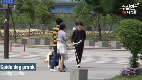 Korean funny ghost prank