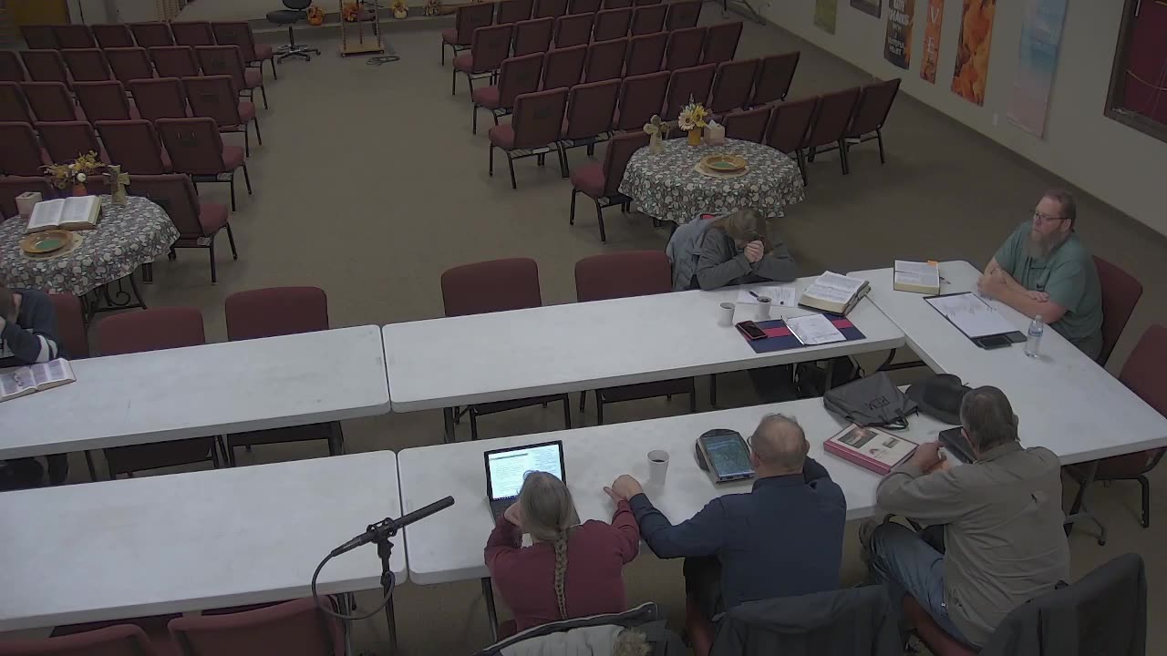 Wednesday Evening Bible Study at Moose Creek Baptist Church, North Pole, AK, 11/20/2024