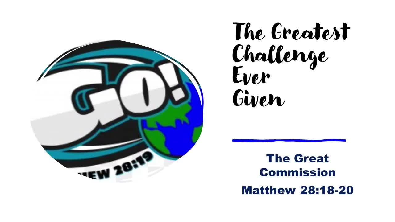 Sunday Service: The Great Commission