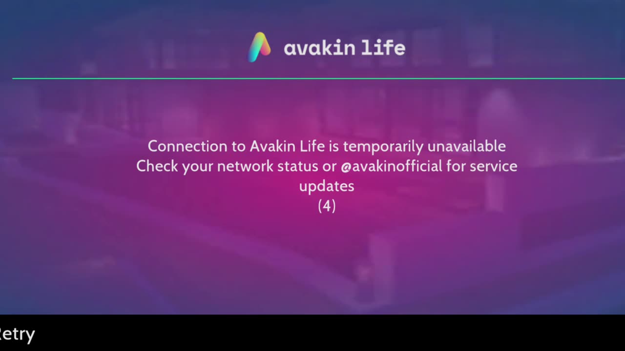 Avakin Life - Retry connection to server 3 times gone!