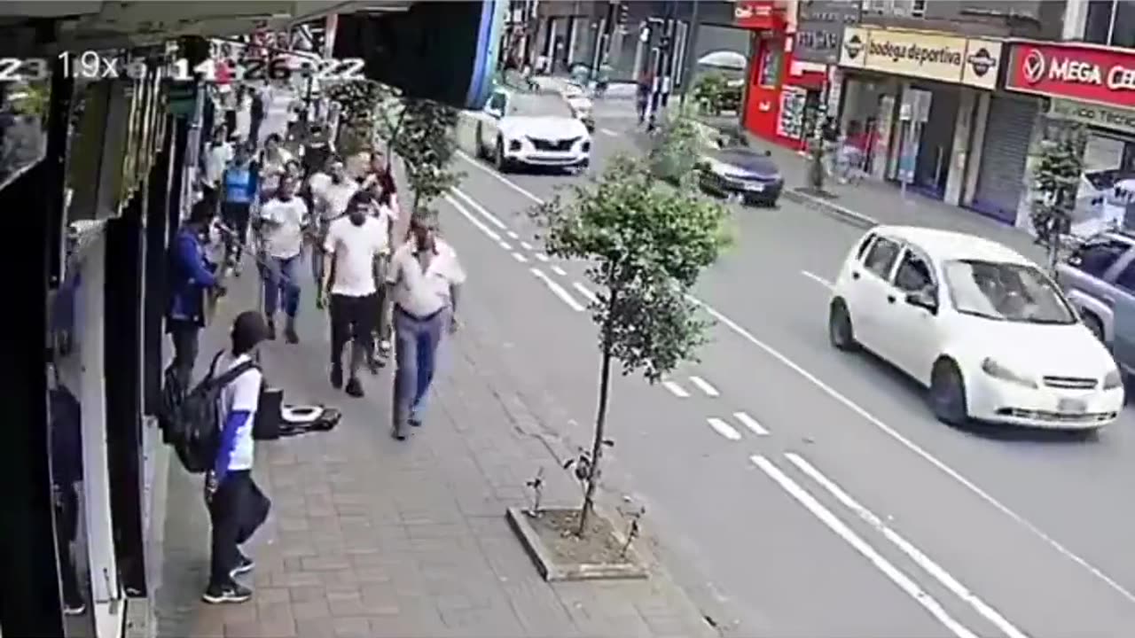 Man Randomly Attacking Women