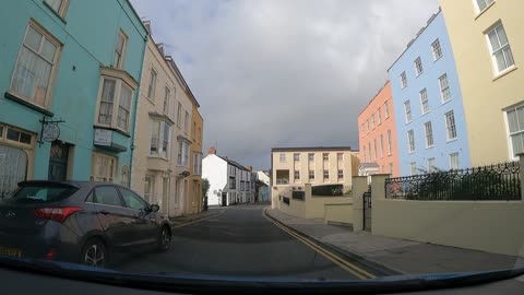 Driving out.of Tenby 28th Oct 2022