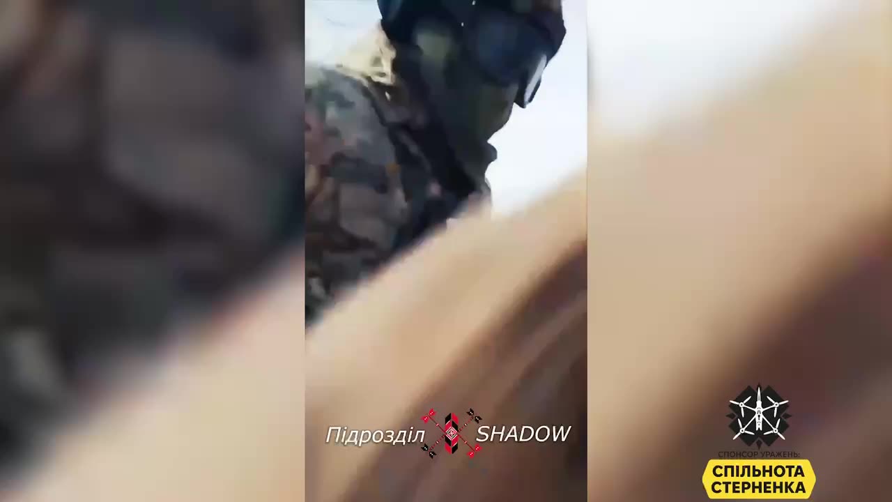 Russian Soldier Films the Moment a Ukrainian Drone Smashes into their 4x4