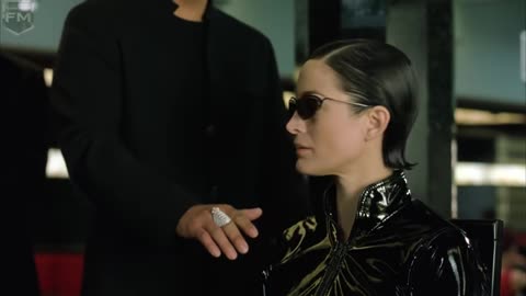 Keanu Reeves kissing Monica Bellucci The Matrix Reloaded [IMAX]