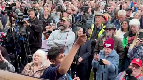 British People Chanting Trump