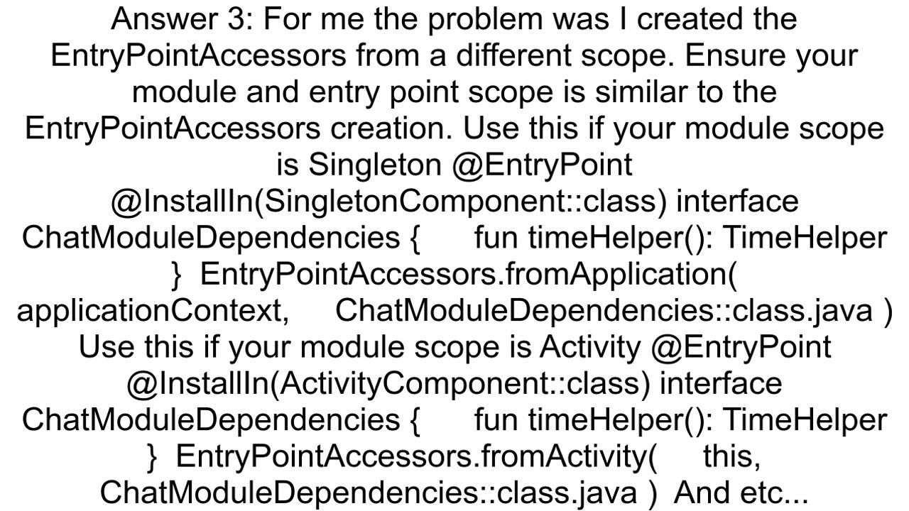 Android Hilt multi module project cast error