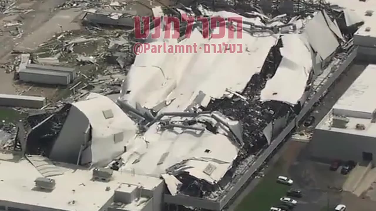 יש אלוהים סופת טורנדו פגעה במפעל תרופות גדול של חברת פייזר בצפון קרוליינה וגרמה נזק רב