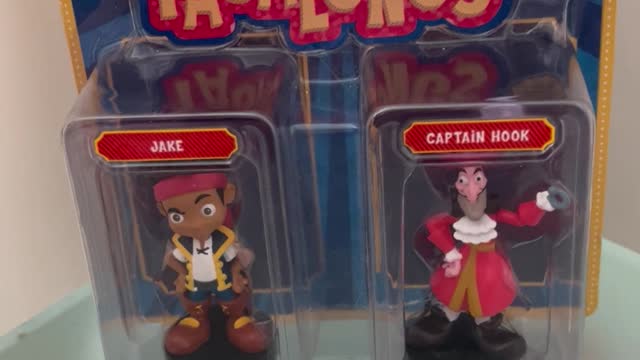 Disney Parks Captain Hook and Jake Tag a Longs Retired Toy #shorts