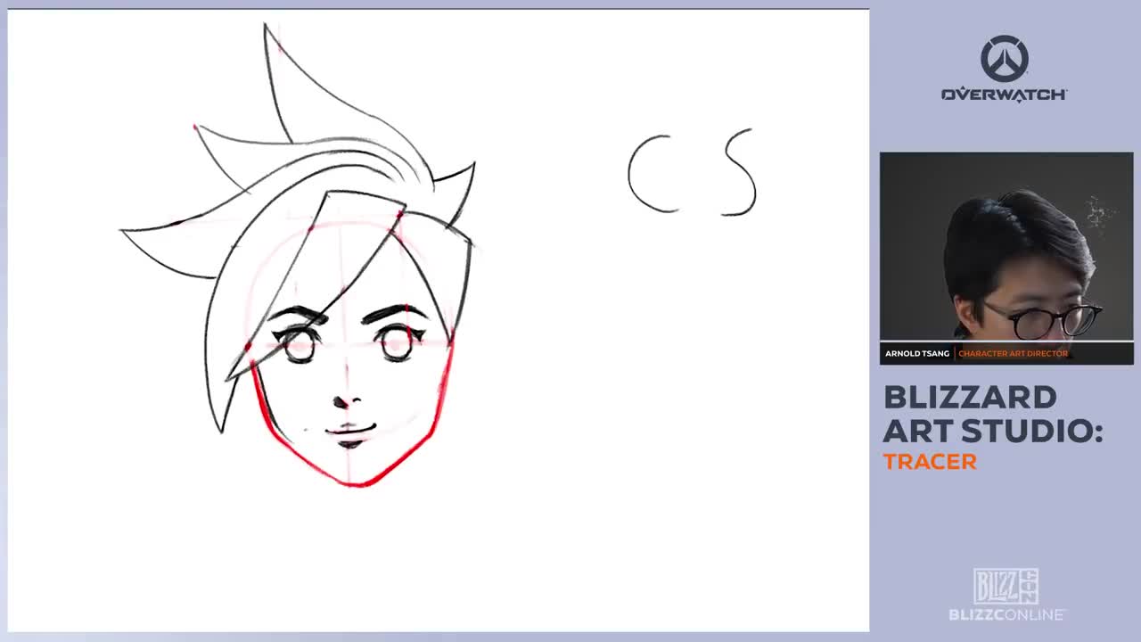 BlizzConline 2021 _ Blizzard Art Studio - Tracer _ Overwatch