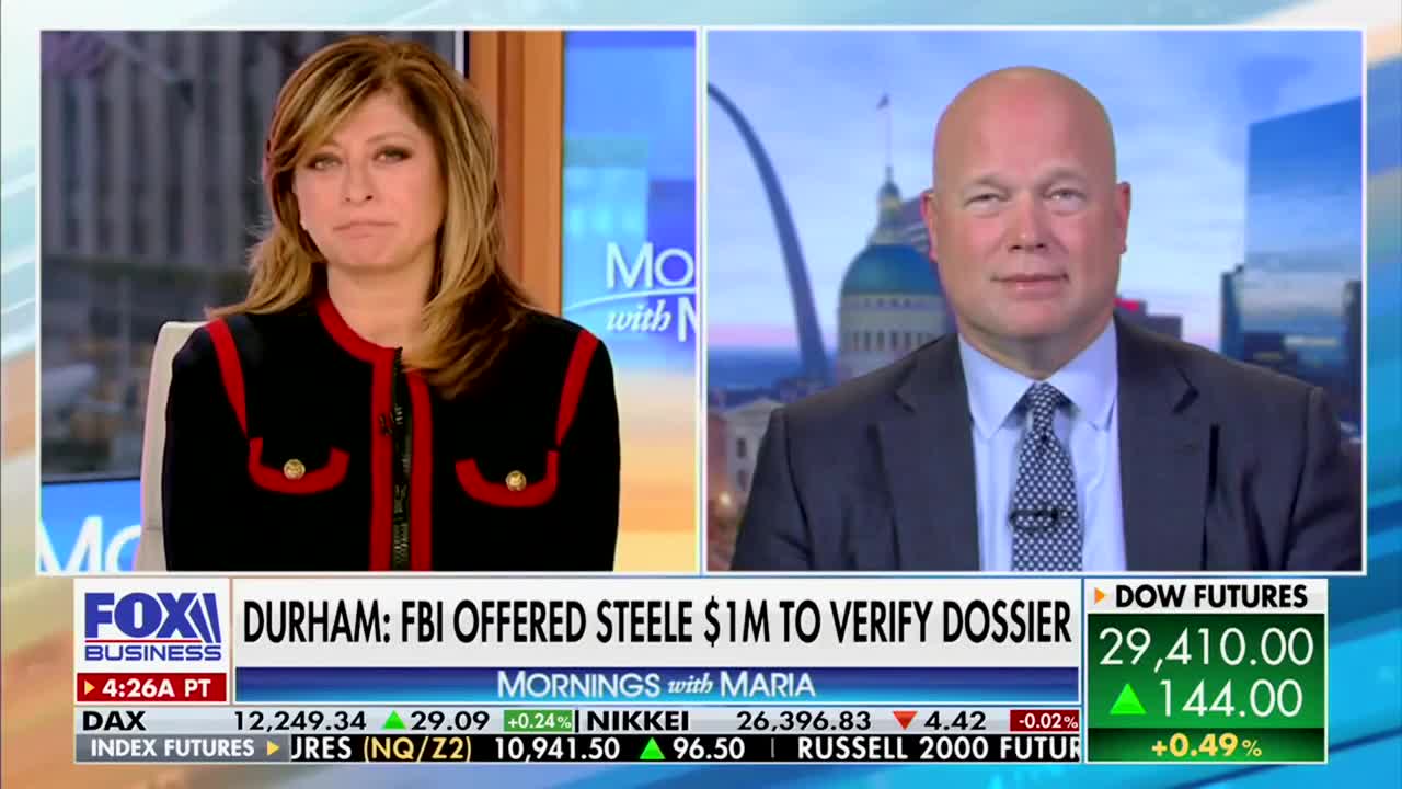 Matt Whitaker on Mornings With Maria Bartiromo 10/12/2022