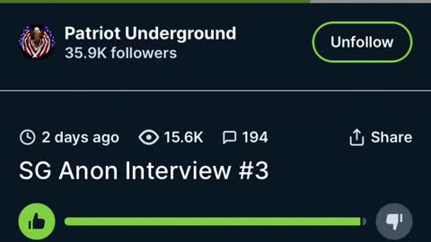 SG Anon: Patriot Underground : crypto currency