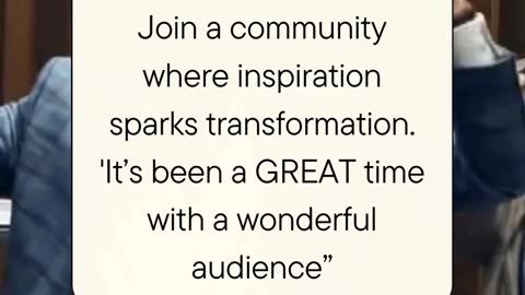 Join a community where inspiration sparks transformation 🌟🤝