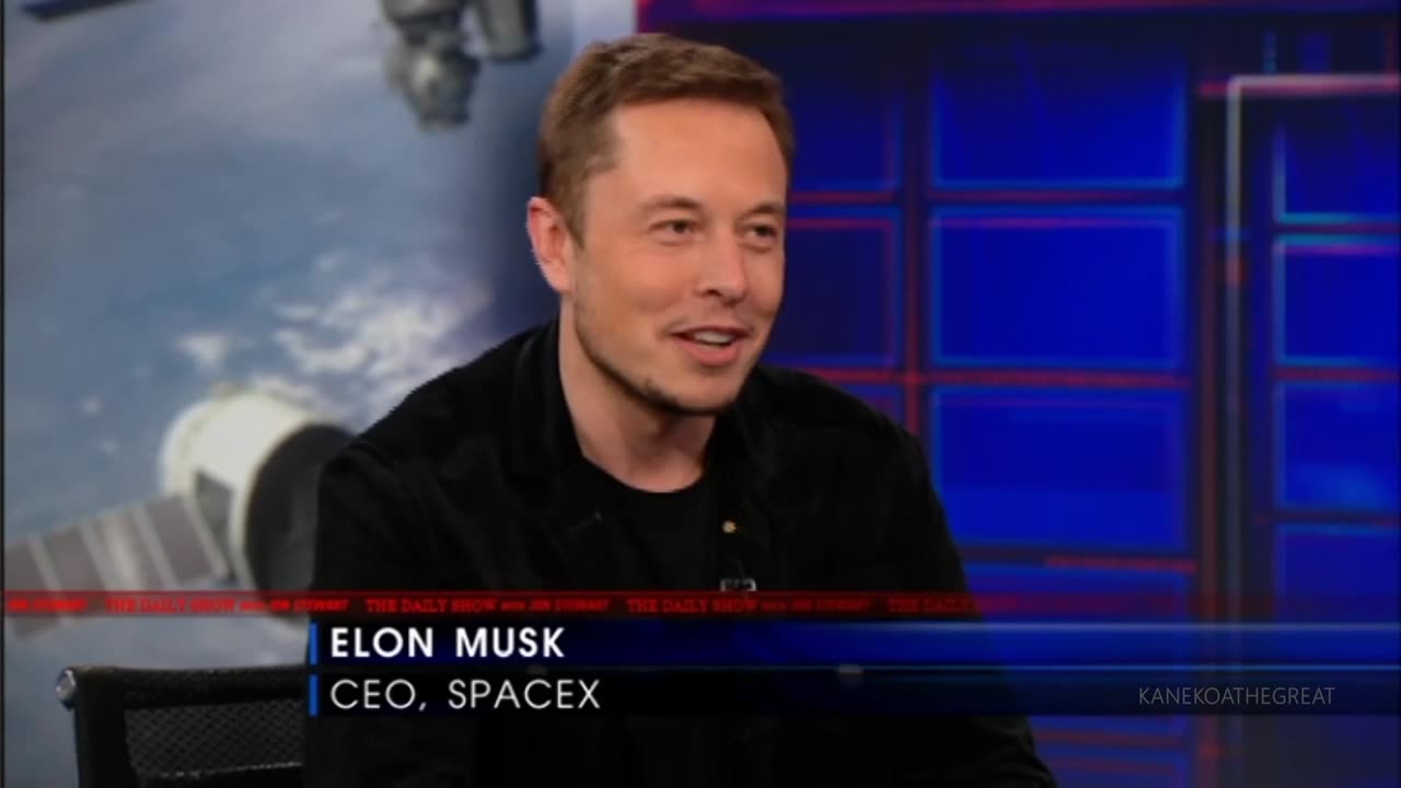 Elon Musk talks to Jon Stewart about PayPal, Tesla, and SpaceX