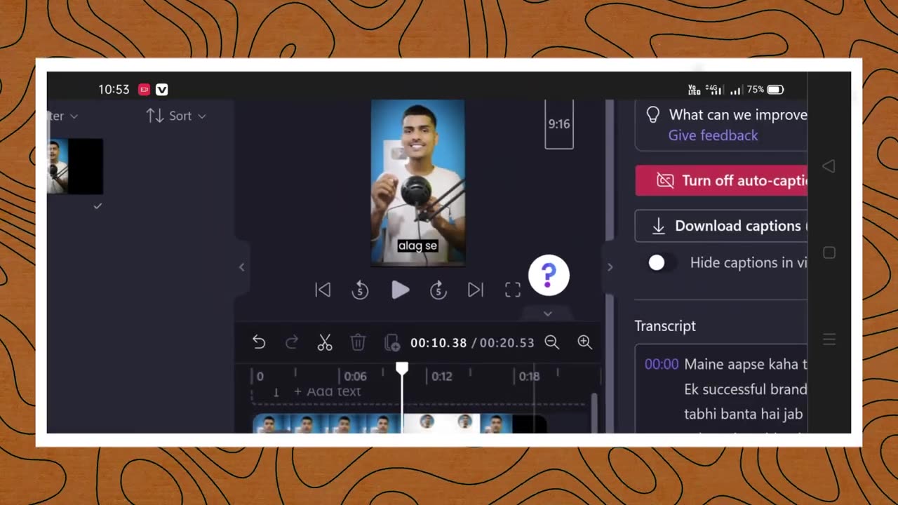 📲 Best Hindi Auto Caption Generator In 2023 (Clipchamp)